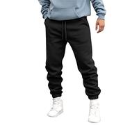 Pantalon de Jogging Basique Homme Coupe décontractée - Cordon de Serrage Pantalon de Survêtement Legers Pants pour Course à Pied, entraînement Pantalons Jogging Homme Grande Taille