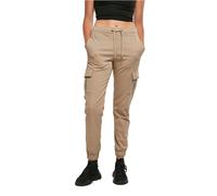 Pantalon de jogging cargo confortable taille haute femme Urban Classics GT Marron 5XL