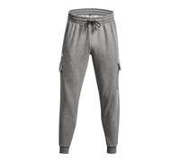 Under Armour Homme UA Rival Fleece Cargo Jogger Pantalon De Survêtement, Castlerock Chiné Clair/Blanc, XS EU
