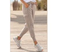Pantalon de jogging ceinture élastique avec cordon - Venice Beach - beige BEIGE 42