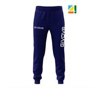 Pantalon de jogging coton Givova Mod. Moon Big Logo Bleu S