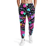 Pantalon de jogging des années 80 pour homme, pantalon de jogging des années 90, tenue de costume des années 80, pantalon athlétique pour jogging, salle de sport, taille L, Rétro années 80 90, XXXL