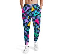 Pantalon de jogging des années 80 pour homme, pantalon de jogging des années 90, tenue de costume des années 80, pantalon athlétique pour jogging, salle de sport, taille L, 80s 90s, 36-41
