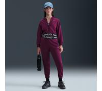 Pantalon de jogging Dri-FIT Nike Pro Fleece pour ado (fille) Bordeaux/Bordeaux/Noir/Blanc M