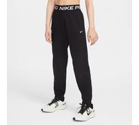 Pantalon de jogging Dri-FIT Nike Pro Fleece pour ado (fille) Noir/Noir/Noir/Blanc L