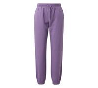 Pantalon de jogging en molleton Ã base Ã©lastique femme QS Violet 32