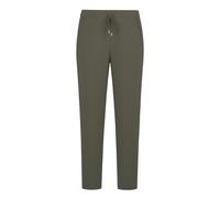Pantalon de jogging en sergé avec taille élastiquée à l'arrière femme COMMA Vert 48