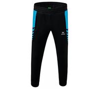 Erima Pantalon Six Wings fonctionnel enfant mixte Noir/Curaçao Taille 140 EU