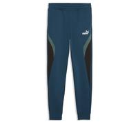 PUMA Pantalon de survêtement à Colorblock Essentials Enfant et Adolescent 176, Midnight Petrol Blue