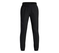 Under Armour Pantalon de Jogging tissé Unstoppable Garçons, Pantalon de Jogging en Tissu Extensible et léger, Pantalon de survêtement avec Taille élastique, Black/Black, YXL