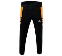 Erima Pantalon de jogging Worker Six Wings Mixte Noir/New Orange M