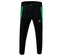 Erima Homme Pantalon Worker Six Wings,Noir/Émeraude,XXXL