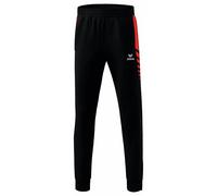 Erima Mixte Six Funktionelle Wings, Noir/Rouge, XL EU