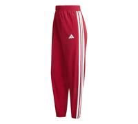 Pantalon toile 3 bandes Train Essentials Active Maroon / White S