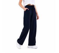 Pantalon de Jogging Femme COMEOR Bleu Marine - Taille Élastique à Cordon, Poches Latérales XXL