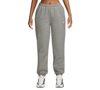 Nike - Women's Studio Fleece MW MR Std Cuffed Pant - Pantalon de jogging - L - dark grey heather / sail