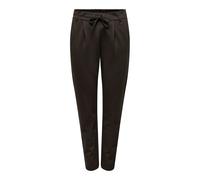 ONLY Pantalon à pince 'Poptrash' brun foncé, Taille 36
