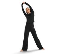 Roxy Pantalon Rise & Vibe New Rib Wide Leg – Survêtement femme Anthracite M