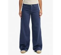 Superdry Pantalon baggy Mid Rise Bleu Taille 28/32 Femme