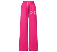 Pantalon de Jogging Fille léger décontracté à Cordon Coupe Ample Droite pour Jeu Confort Quotidien activités (110)