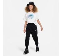 Nike Sportswear Pantalon 'Club Fleece' Noir/Blanc Taille 146-152