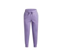 Under Armour Pantalon de Jogging Polaire Rival Filles, Pantalon de Sport Confortable pour Fille, Jogging Fille Ultra-Doux avec intérieur brossé, Transparent/White, YLG, Transparent / / White, YLG