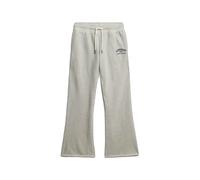 Pantalon de jogging flare brodÃ© femme Superdry Athletic Gris XL