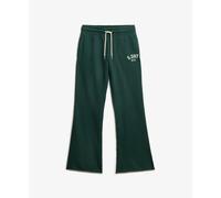 Pantalon de jogging flare brodÃ© femme Superdry Athletic Vert XL