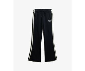 Pantalon de jogging flare rayÃ© femme Superdry Athletic Bleu XL