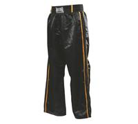 METAL BOXE Pantalon Kickboxing Noir/Or Taille 130cm