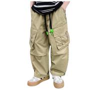 Pantalon de Jogging Garçon Enfant Garcon Cargo Sport Loisirs Vintage Danse Hip-hop Casual Décontracté d'extérieur Streetwear Various Couleurs 1-5 Années