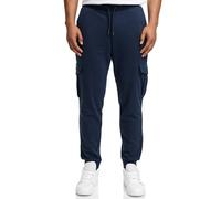 Indicode Hommes Bendner Cargo Pants | Pantalon de Jogging Cargo Navy S