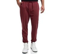 Indicode Hommes Eberline Jogging Pants | Pantalon de Jogging en 60% Coton Bordeaux Mix L