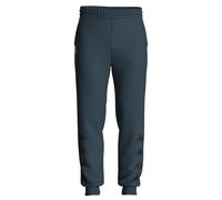 Kappa Ieccio Pantalon pour Homme en French Terry Coupe Slim avec Insert en Maille et Taille élastique Style Sportif Bleu Taille M