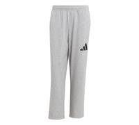 Adidas Pantalon Homme Essentials à jambe large 3 bandes Gris Chiné/Noir Taille L