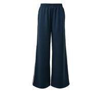 Pantalon de jogging large en jersey interlock femme QS Bleu 42