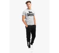 Lonsdale Pantalon de jogging pour homme TWEEDMOUTH Coupe normale Noir/Blanc L