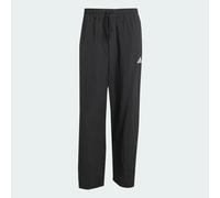 Adidas Pantalon Essentials petit logo toile ourlet ouvert Homme Noir/Blanc XL