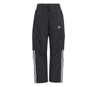 Adidas Pantalon cargo Street Jam Woven – toile, poche cargo – Noir/Blanc 9-10 ans Enfants