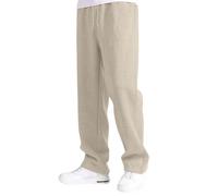 Pantalon de jogging pour garçon avec jambe droite et ourlet ouvert pour les activités sportives de loisirs avec taille élastique, poches pratiques