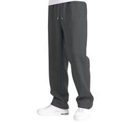 Pantalon de jogging pour garçon, sport, école, hiver, doublé en polaire, pantalon de survêtement baggy taille élastique, confortable, décontracté, streetwear pour enfants, B# Gris foncé, 15-16 ans