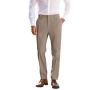 Pantalon de jogging pour homme - Couleur unie - Petit pantalon de costume drapé - Style décontracté - Pantalon en tissu pour homme - Noir, marron, 34