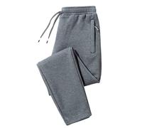 Pantalon de jogging pour homme, léger, confortable avec poche et cordon de serrage, taille élastique, pantalon de survêtement tendance, idéal pour le week-end, le travail, gris, 5X-Large