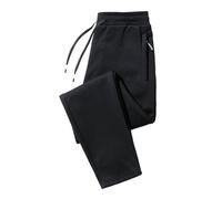 Pantalon de jogging pour homme, léger, confortable avec poche et cordon de serrage, taille élastique, pantalon de survêtement tendance, idéal pour le week-end, le travail, Noir , 5X-Large