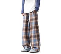 Pantalon de jogging pour homme - Pantalon de travail épais et long - Pantalon de salon - Pantalon de survêtement Y2K - Style hipster - Streetwear - Grandes tailles - Pantalon de randonnée tendance