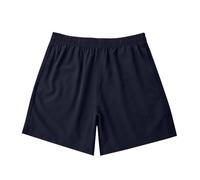 Pantalon de jogging pour homme - Short de sport décontracté pour homme - Short de sport avec fermeture éclair pour intérieur et extérieur - Pour course et marche, bleu marine, S
