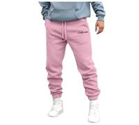 Pantalon de Jogging pour Homme Survetement Taille Elastique Poches Confortable Pantalons d'entraînement avec Revers pour l'entraînement, l'athlétisme, la Gym Pantalon Chino Cargo Jogging