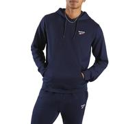 Reebok - Sweat à capuche pour Femme en French Terry avec petit logo ID, Vector Navy, Taille: L