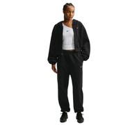 Nike - Women's Studio Fleece MW HR Oversize Cuffed Pant - Pantalon de jogging - M - total black / sail