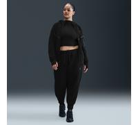 Pantalon de jogging taille mi-haute Nike Tech Fleece pour femme Noir/Noir 4X